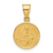 18k Yellow Gold St. Michael Medal (13 MM)