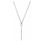 Inlay Cross Sterling Silver Nacklace, 24"