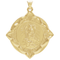 14k Yellow Gold Round St. Raphael Medal (31x31MM)