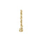 16-Stone Diamond Bar 14k Yellow Gold Pendant Necklace, 18" (.16 Cttw, H+ Color, I2 Clarity)