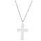 Inlay Cross Sterling Silver Nacklace, 24"