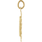 14k Yellow Gold Round Scapular Medal (18.5 MM)