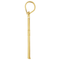Simple Latin Cross 14k Yellow Gold Pendant