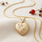 Heart Locket with Roses Pendant Necklace, 10k Yellow Gold, 12k Green and Rose Gold Black Hills Gold Motif, 18"