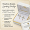 Ave 369 Antiquing with Beveled Edge Cross Earrings, Sterling Silver, 12k Green and Rose Gold Black Hills Gold Motif