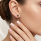 Diamond-Cut Heart Onyx Earrings, 10k Yellow Gold, 12k Green and Rose Gold Black Hills Gold Motif