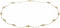 14k Yellow Gold Triple White Freshwater Cultured Pearl Necklace