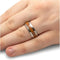 Whiskey Barrel Oak Wood 8mm Titanium Comfort-Fit Wedding Band