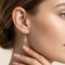 Leaf Lever Back Earrings, Sterling Silver, 12k Green and Rose Gold Black Hills Gold Motif