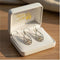 Granulated Oval Flower Drop Earrings, Sterling Silver, 12k Rose Gold, 12k Green Gold Black Hills Gold Motif