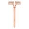 Embossed Cross 14k Rose Gold Ring