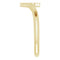 Girl's Cross with Heart 14k Yellow Gold Youth Ring