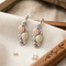 Ave 369 Ball Post Earrings, Sterling Silver, 12k Green and Rose Gold Black Hills Gold Motif