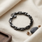Men's Polished Tungsten 10mm Black IP-Plated Bracelet, 9.5"