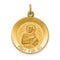 14k Yellow Gold St. Peter Medal Pendant (22X20MM)