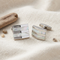 Stainless Steel Polished Mother Of Pearl Square Cuff Links
