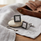 Sterling Silver and CZ Brilliant Pavé Square Cuff Links, 13MM