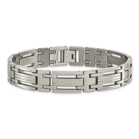 Men's Titanium 11mm Bracelet, 8.75"