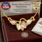 Vine Necklace with Grapes and Leaves, 10k Yellow Gold, 12k Green and Rose Gold Black Hills Gold Motif, 18"