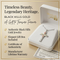 Church Cross Pendant Necklace, Sterling Silver, 12k Green Gold, 12k Rose Gold Black Hills Gold, 18''