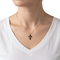 Cross in a Cross Pendant Necklace, 10k Yellow Gold, 12k Green and Rose Gold Black Hills Gold, 18"
