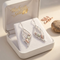 Angel Wing Earrings, Sterling Silver, 12k Green Gold, 12k Rose Gold Black Hills Gold