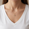Beveled Passion Flower Cross Pendant Necklace, 10k Yellow Gold, 12k Green Gold, 12k Rose Gold Black Hills Gold, 18"