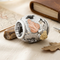 Flank Leaf Charm Bead, Sterling Silver, 12k Green and Rose Gold Black Hills Gold Motif