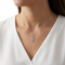 Wing of an Angel Black Hills Gold Pendant Necklace, Sterling Silver, 12k Green Gold, 12k Rose Gold, 18''