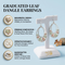 Diamond-Cut Oval Drop Earrings, Sterling Silver, 12k Green Gold, 12k Rose Gold Black Hills Gold