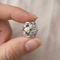 Scrollwork Charm Bead, Sterling Silver, 12k Green and Rose Gold Black Hills Gold Motif