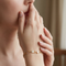Wave Link with Leaves Bracelet, 10k Yellow Gold, 12k Green and Rose Gold Black Hills Gold Motif