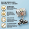 Black Hills Gold Motorcycle Charm Bead – Sterling Silver with 12K Green & Rose Gold Leaves, Biker Dangle Bracelet Charm