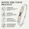 Mystic Fire Bracelet, Sterling Silver, 12k Green Gold, 12k Rose Gold Black Hills Gold, 6.5" to 8"