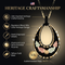 Black Cut-Out Dangle Pendant Necklace, 10k Yellow Gold, 12k Green Gold, 12k Rose Gold Black Hills Gold, 18''
