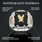Black Hills Gold Eagle Onyx Ring Sterling Silver with 12k Green and Rose Gold Leaves, Rectangle Onyx Men's Statement Ring with Eagle Accent