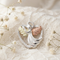 Diamond-Cut Angel Heart Pendant Necklace, Sterling Silver, 12k Green Gold, 12k Rose Gold Black Hills Gold, 18''