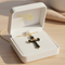Black Passion Cross Pendant Necklace, 10k Yellow Gold, 12k Green Gold, 12k Rose Gold Black Hills Gold, 18''