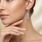 Diamond-Cut Feather Earrings Sterling Silver, 12k Green and Rose Gold Black Hills Gold Motif