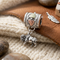 Buffalo Charm Bead with Leaves, Sterling Silver, 12k Green and Rose Gold Black Hills Gold Motif