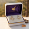 Diamond-Cut Butterfly Earrings, 10k Yellow Gold, 12k Green and Rose Gold Black Hills Gold Motif