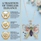 Peridot and Amethyst Butterfly Necklace, Sterling Silver, 12k Green and Rose Gold Black Hills Gold Motif, 18''