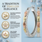 Tri-Color Openwork Scroll Oval Hoop Earrings in Sterling Silver with 12k Green and Rose Gold Leaves, Black Hills Gold Botanical Jewelry for Women with Hinged Closures