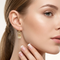 Diamond-Cut Dream catcher Earrings, 10k Yellow Gold, 12k Green and Rose Gold Black Hills Gold Motif