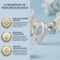 Heart Shaped Earrings, Sterling Silver, 12k Green and Rose Gold Black Hills Gold Motif