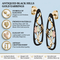 Ave 369 Antique Diamond-Cut Post Earrings, 10k Yellow Gold, 12k Green and Rose Gold Black Hills Gold Motif