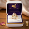 Ave 369 10k Yellow Gold Frosty Leaves Pointer Ring, 12k Rose and Green Black Hills Gold
