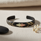 Ave 369 Black Cuff Bracelet, 10k Yellow Gold, 12k Green Gold, 12k Rose Gold Black Hills Gold