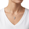 Ave 369 Angel Pendant Necklace, Sterling Silver, 12k Green Gold, 12k Rose Gold Black Hills Gold, 18"