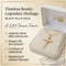 Beveled Passion Flower Cross Pendant Necklace, 10k Yellow Gold, 12k Green Gold, 12k Rose Gold Black Hills Gold, 18"